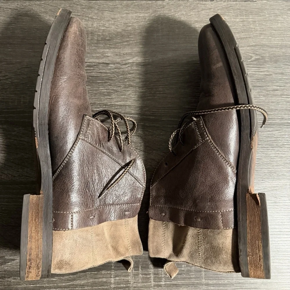 Johnston & Murphy 1850 Men's 11.5 Leather and Suede Chukka Boot